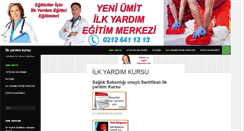 Desktop Screenshot of ilkyardimkursu.org