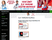 Tablet Screenshot of ilkyardimkursu.org